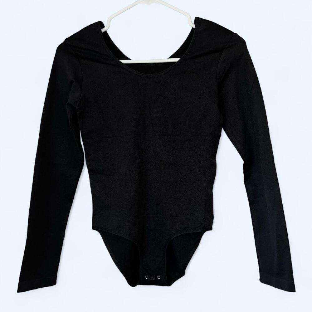 Shapermint Essentials - Women's All Day Every Day Long Sleeve Bodysuit - Size M